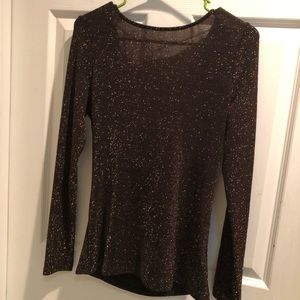 Sparkly long sleeve Michael Kors top